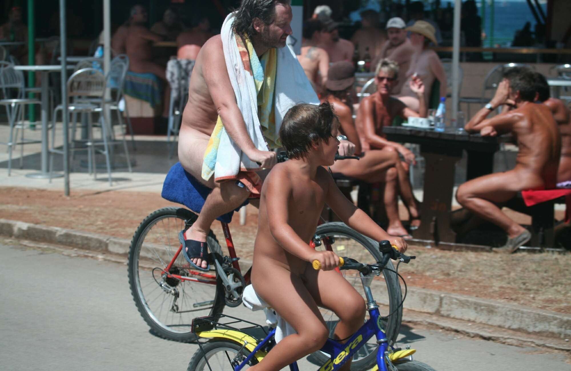 Sports and family nudism